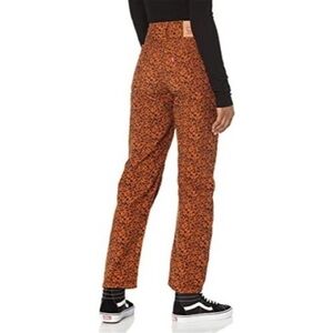 Levi’s Wedgie Straight High Rise Corduroy Pants Jeans: Scratchy Leopard Ginger